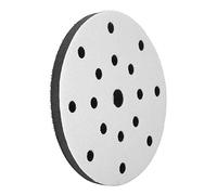 Cocoarm Tampon éponge Doux de 150 Mm, Coussin de Réduction du Bruit Résistant aux Secousses avec Patch Adhésif Magique pour Machine de Meulage de Polissage électrique Pneumatique (6 pouces 17 trous)