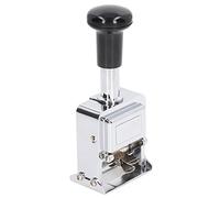 Cocoarm Tampons Numériques à 5 Chiffres, Machine de Numérotation Automatique en Alliage de Zinc pour la Banque et la comptabilité, Conception Ergonomique avec Impressions Claires pour Un Usage