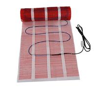 Cocoarm Tapis Chauffant au Sol en PVC, Système Chauffant électrique 220 V avec Thermostat, Chauffage Uniforme, coupé pour s'adapter à une Large Couverture pour Carrelage, Pierre, Usage Domestique