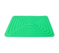 Cocoarm Tapis de Nid de Poulet en Silicone 35 X 30 Cm, Lavable et Réutilisable, Protection des œufs avec Trous de Circulation d'air et Motif Anti-roulis pour Nichoirs de Poule, Poulaillers (Green)