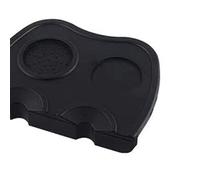 Cocoarm Tapis de Presse à café, Tapis de Presse à café en Silicone de qualité Alimentaire avec Double Rainure, Protection du Comptoir et du Porte-filtre, Conception d'angle Facile à Nettoyer pour