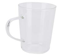 Cocoarm Tasse à Lait en Verre borosilicaté, 380 Ml, Tasse à thé Résistante à la Chaleur, pour Cuisine, Hôtel, café, ondes, Lave-vaisselle, Réfrigérateur, 4,2 X 3,4 Pouces (Transparente)
