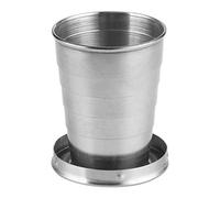 Cocoarm Tasse Pliable, Tasse Rétractable de Voyage Portable Pliante pour Le Camping Barbecue en Plein Air, Conception Peu Encombrante, Utilisation Polyvalente, Taille Pratique, Facile à Transporter,