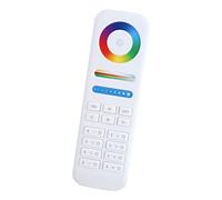Cocoarm Télécommande sans Fil, Variateur de Lumière LED GFSK 2,4 G pour Lumières RVB CCT, Contrôle 8 Zones, Réglage de la Saturation de la luminosité CCT, pour Les Utilisateurs d'éclairage de Pièce à