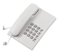 Cocoarm Téléphone Filaire Téléphone Fixe ABS Bureau ou Support Mural de Bureau à Domicile avec Recomposition Flash Ring Contrôle du Volume Aucune Alimentation Nécessaire pour Les Personnes âgées de