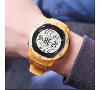 Cocoarm Temps Sports MULTIFONCTIONNELS MURTIFONCTIONNELS ARRÉPRÉPORTS LUMINES Outdoor avec Fonction de Synchronisation pour Les Hommes et Les étudiants (Yellow)