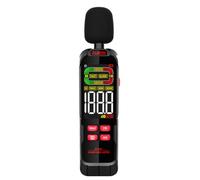 Cocoarm Testeur de Décibels de Bruit Sonomètre Numérique 30 à 130 DB avec Pondération AC Modes Lents Rapides Rétroéclairage LCD pour la Construction d'atelier à Domicile Test Automatique (ZL82A)