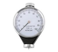 Cocoarm Testeur de dureté du Caoutchouc, Jauge de Duromètre en Alliage Shore A O D 0 à 100 Degrés, Cadran Transparent Portable 200 G pour Mesurer le Caoutchouc, la Résine Plastique, le Verre (Un type)