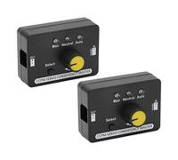 Cocoarm Testeur de Servo RC ABS ESC Testeur de Servo DC4.8 à 6 V Contrôle MCU Régulation Manuelle de la Vitesse Maître de Cohérence à Double Sortie pour Les Tests de Moteurs RC Utilisateurs Amateurs