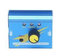 Cocoarm Testeur de Servomoteur ESC Checker Testeur de Moteur, Alliage d'aluminium 3 Modes Manuel Neutre Automatique pour Hélicoptère de Bateau de Voiture RC avec Synchronisation 1-3 Servos