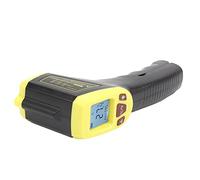 Cocoarm Thermomètre Infrarouge Industriel, Pistolet de Température de -50 à 600°C, avec écran LCD, pour Usage Professionnel (YELLOW)