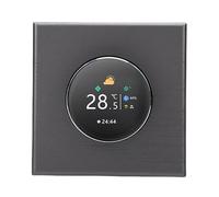 Cocoarm Thermostat Intelligent WiFi PC ABS Thermostat AC Intelligent 41 à 95F 240x240 Bouton TFT Affichage Météo Tactile pour Bureau à Domicile Climatisation Centrale Chauffage par Le Sol