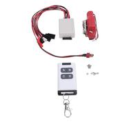 Cocoarm Treuil de Voiture RC en Métal, Ensemble de Treuils RC, échelle 1/10, avec Télécommande, Câble Métallique en Alliage d'aluminium et Acier pour Voiture sur Chenilles pour Losi (Rouge)