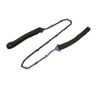 Cocoarm Tronçonneuse de Poche 24 Pouces, Scie à Chaîne à Corde Manuelle 65 en Acier au Manganèse, Scie à Chaîne Portable pour la du Bois, Sac de Rangement Léger pour le Camping, la Randonnée, la