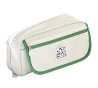 Cocoarm Trousse à Crayons Panda Mignon, Pochette à Crayons de Grande capacité avec Rangement Polyvalent pour étudiants Artistes Enfants (Beige)