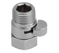 Cocoarm Valve d'économiseur d'eau en Laiton Valve de Commande de Douche en Laiton Massif G1 / 2 Vanne 'économie 'eau Universelle pour Douche à Main ou Pulvérisateur de Bidet avec Conception