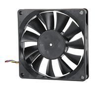 Cocoarm Ventilateur de Refroidissement d'ordinateur ABS PC, 80 X 80 X 15 Mm, 12 V, 0,50 A, 5300 Tr/min, PWM, 4 Fils, Double Roulement à Billes, Refroidisseur pour Boîtier Principal, Boîtier de Bureau
