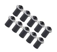 Cocoarm Vis Universelles de Pare-brise de Moto 10 Pièces, Remplacement Hexagonal Intérieur en Aluminium Durable M5 pour Pare-brise de Moto (BLACK)
