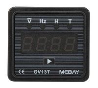 Cocoarm Voltmètre Numérique de Générateur Voltmètre Numérique en Plastique AC380V Tension Fréquence Compteur Horaire Affichage Multifonction 58 X 54 X 41 Mm pour les Techniciens de Panneaux de
