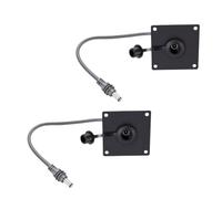 Cocoarm Wall Pass Through Socket avec Connecteur DC 5.5x2.1mm | Boîtier en alliage d\'aluminium, pour antenne parabolique marine RV, joint résistant aux intempéries IP65, Installation