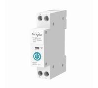 Cocoarm Wifi Disjoncteur PA66 Disjoncteur Intelligent 90V à 240V APP TéléCommande Minuterie Compte à Rebours Boucle Commande Vocale pour Équipement d'éclairage de Maison Intelligente (10A)