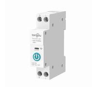 Cocoarm Wifi Disjoncteur PA66 Disjoncteur Intelligent 90V à 240V APP TéléCommande Minuterie Compte à Rebours Boucle Commande Vocale pour Équipement d'éclairage de Maison Intelligente (32A)