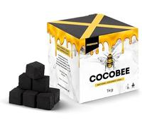 Cocobee Charbon de noix de coco naturel pour chicha et barbecue 26 mm haute combustion allumage rapide avec chaleur uniforme faible cendre pour narguilé Hookah BBQ Charbon premium DISPAU