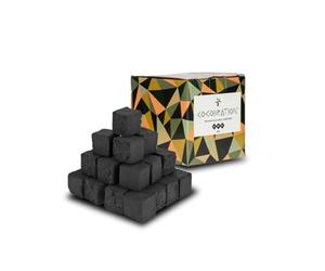 Cocobration Charbon Naturel 1 kg pour Chicha - Cubes 26 mm | Haute Performance | Longue Durée | sans Odeur ni Goût | Idéal pour Foyer Classique ou Kaloud