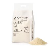 Cococat Litière pour chat au manioc - Fabriquée pour les bacs à litière automatiques (sac de 2,5 kg/6 l) forte agglomération, non parfumée pour un excellent contrôle des odeurs, sans poussière