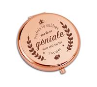 CoCoCherry Cadeau Femme - Cadeau Anniversaire Femme, Miroir de Poche pour Femme, Idéal comme Cadeau pour Une Fille de 18 Ans, Cadeau Anniversaire Femme, Cadeau Noël pour Fille, Sœur, Meilleure Amie