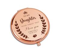 CoCoCherry Cadeaux d'anniversaire pour fille : miroir de maquillage de poche compact, cadeau d'anniversaire amusant, cadeau d'anniversaire unique, cadeau de voyage pour elle