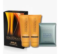 COCOCHOCO GOLD Professional Or Premium Kératine Cheveux Traitement 200 ml + Shampooing clarifiant 50 ml