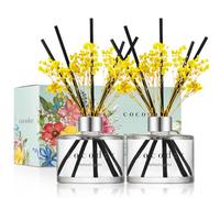 Cocod'or COCODOR Diffuseur à roseaux de Fleurs Conservées/Air Rafraîchissant (Refreshing Air) / 200ml, 2 Paquets/Parfum Ambiance, Diffuseur Parfum Maison, Cadeau pour Femmes, Cadeau Fête des Mères