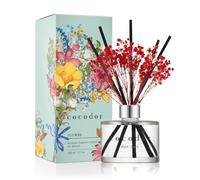 COCODOR Diffuseur à roseaux de Fleurs Conservées/Cerise Noire (Black Cherry) / 200ml / Parfum Ambiance, Diffuseur Parfum Maison, Cadeau pour Femmes, Cadeau Fête des Mères
