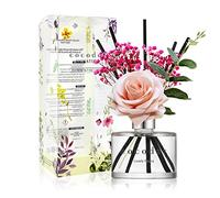 COCODOR Rose Diffuseur à roseaux/Belle Pivoine (Lovely Peony) / 200ml / Parfum Ambiance, Diffuseur Parfum Maison, Cadeau pour Femmes, Cadeau Fête des Mères
