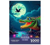 Cocodrilo 1000 Pièces Crocodile coloré Puzzle Adulte Un Puzzle Difficile Jeu De Puzzle pour Toute La Famille Divertissement Puzzles Classiques pour Adultes Et Enfants À Partir De Décoration De La Ma