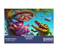 Cocodrilo 1000 Pièces Puzzle Défi Jouet Jeu Impossible Unique Home Decor Adultes Et Enfants À Partir pour Enfants Cadeaux 38x26cm/1000pcs