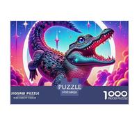 Cocodrilo Puzzle Raffiné Conçu pour Instants Paisibles en Intérieur, Valorisant Fantastique par Une Structure Fluide Propice À La Concentration Et Au Bien Être 38x26cm/1000pcs