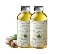 Cocofresha - Huile de noix de coco bio pure pour tirer 118 ml, saveur menthe, huile de traction Cocofresha pour les dents et les gencives, huile de traction puissante de noix de coco bio (2)