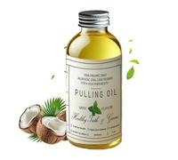 Cocofresha - Huile de noix de coco bio pure pour tirer 118 ml, saveur menthe, huile de traction Cocofresha pour les dents et les gencives, huile de traction puissante de noix de coco bio (1)