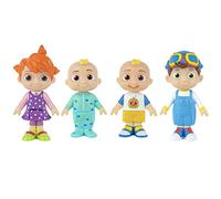 CoComelon CMW0169 Lot de 4 Figurines Officielles articulées pour la Famille à partir de 3 Ans