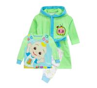 CoComelon Ensemble Peignoir et Pyjama Pyjama JJ pour Garçons | Peignoir en Polaire pour Garçons | Bleu | 4-5 Ans