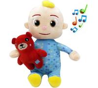 Cocomelon JJ peluche chantant poupée en peluche famille enfants enfants apprenant des cadeaux d'anniversaire-bleu