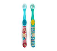 CoComelon Lot de 2 brosses à dents pour enfants - Double brosse à dents manuelle