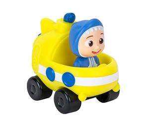 CoComelon Mini véhicule sous-Marin - Comprend JJ Portant Un Adorable Costume de Requin - Mini véhicules Jouets - Jouet Amusant et Attrayant pour Les Tout-Petits - Plus à Collectionner