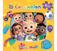 Cocomelon My First Puzzle Book - Jigsaw Puzzles for kids, 10-page board book, 5 puzzles to enjoy