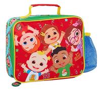 CoComelon Sac à déjeuner pour garçons et filles avec porte-bouteille pour enfants JJ Pack boîte à déjeuner Sac isotherme pour collation