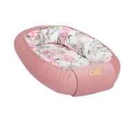 Cocon bébé, réducteur de lit, nid bébé, douillet (couleur: rose clair, Pivoine)