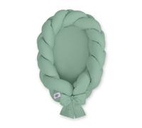 Cocon bébé tressé 2 en 1 - Sauge