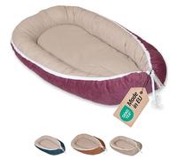 Cocon bébé ULLENBOOM Velours Côtelé Baie (55 x 95 cm Nid de bébé, nid en coton, utilisable comme coussin pour bébé)